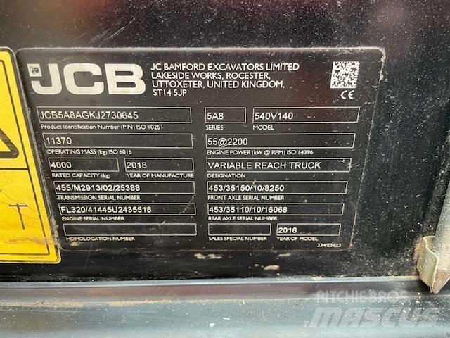 JCB 540-140 Teleszkópos rakodók