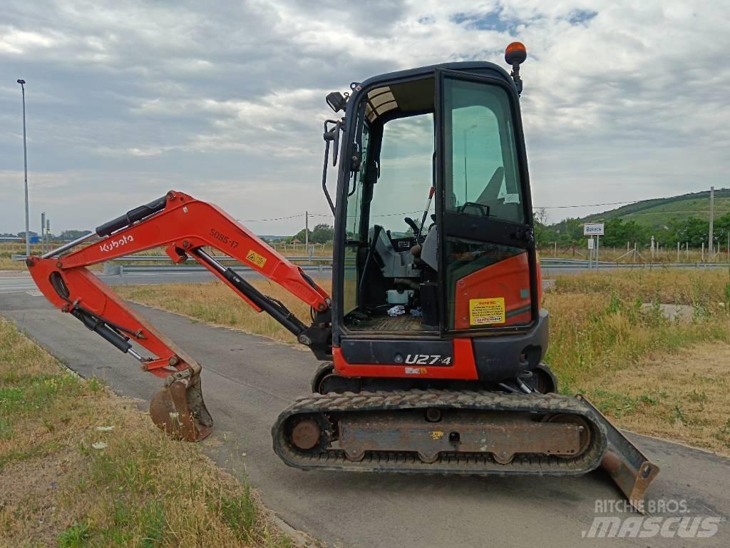 Kubota U 27-4 Mini kotrók < 7t