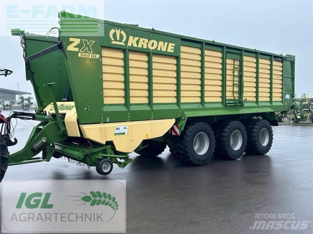 Krone zx 560 gl Gabona átrakó kocsik