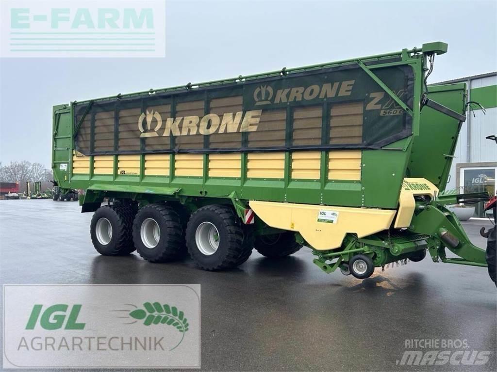 Krone zx 560 gl Gabona átrakó kocsik
