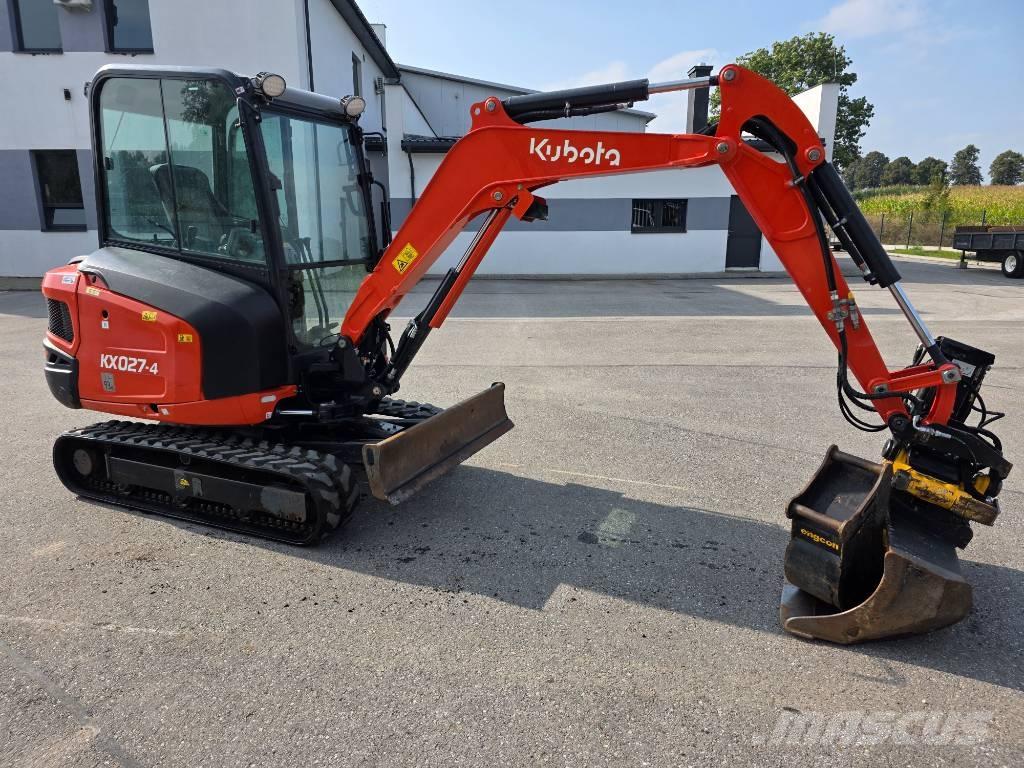 Kubota KX 027-4 Mini kotrók < 7t