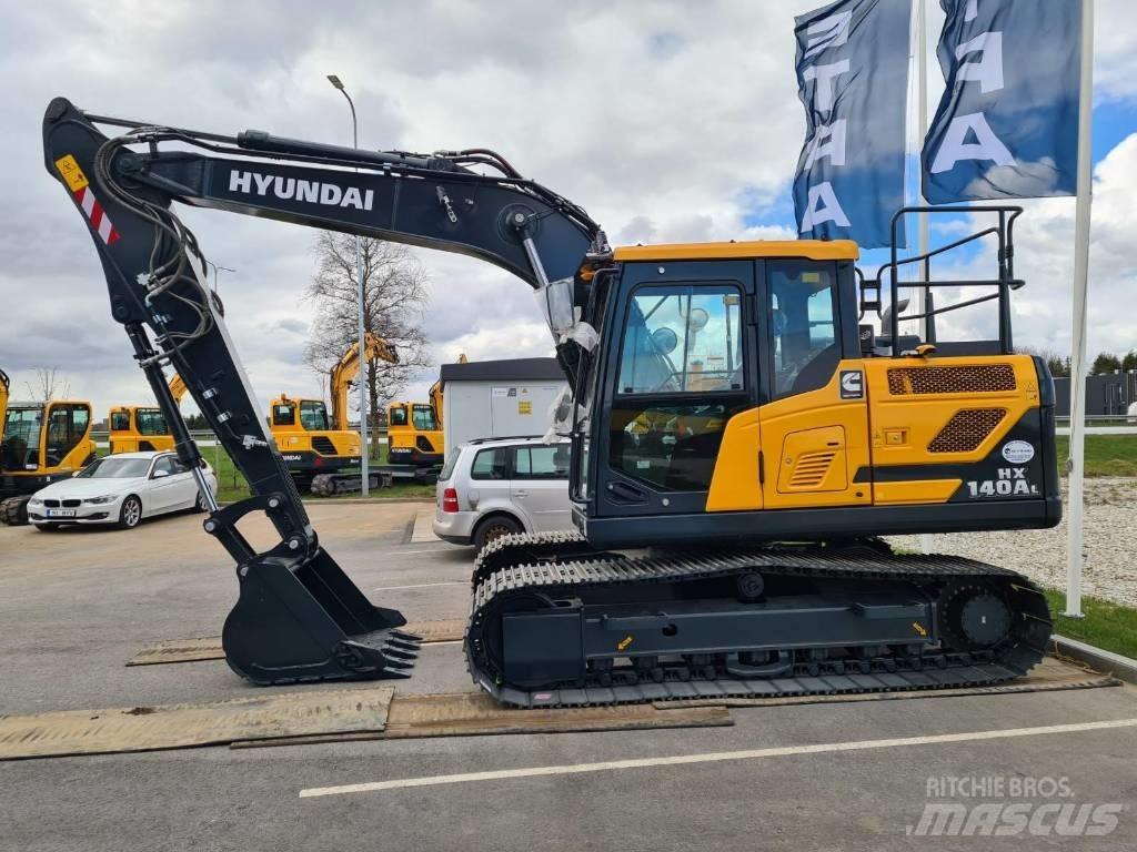 Hyundai HX140AL Lánctalpas kotrók