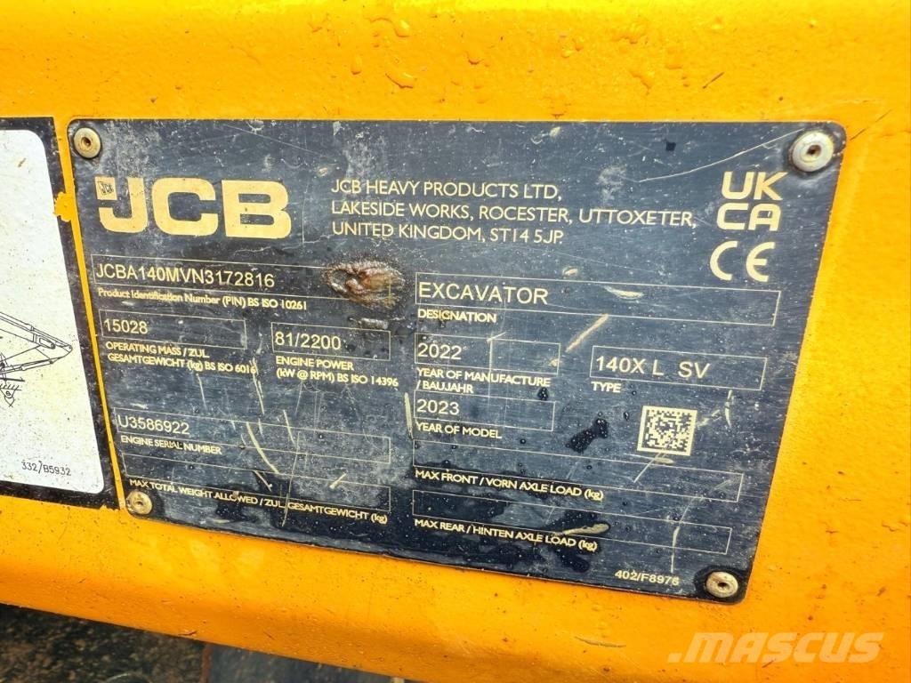 JCB 140 X Lánctalpas kotrók