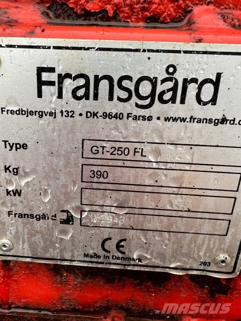 Fransgård GT 250 FL Hóeltakarítók