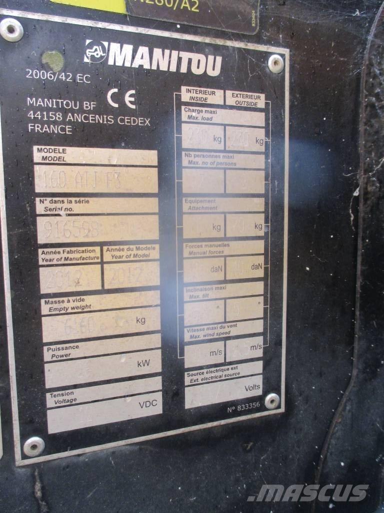 Manitou 160 ATJ Karos emelők
