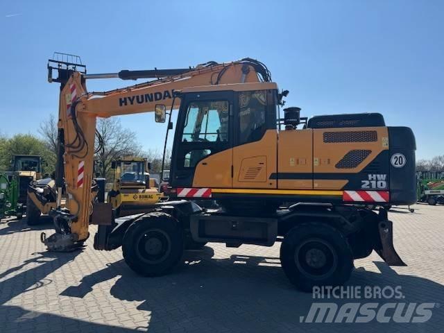 Hyundai HW 210 Gumikerekes kotrók