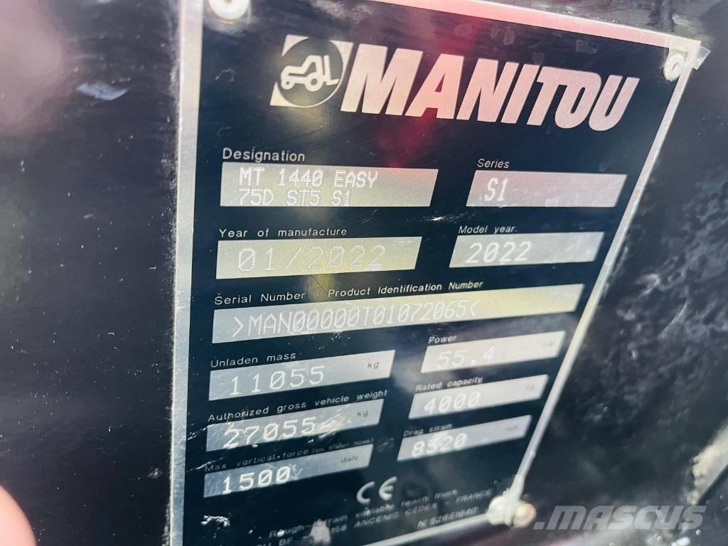 Manitou MT 1440 Easy Teleszkópos rakodók