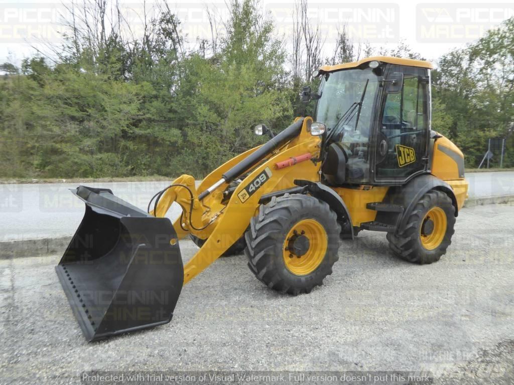 JCB 409 Gumikerekes homlokrakodók