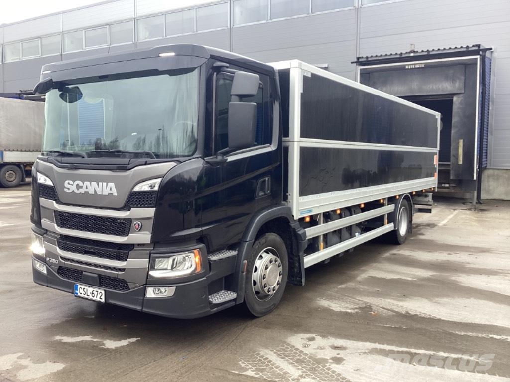 Scania P 280 CNG Dobozos teherautók