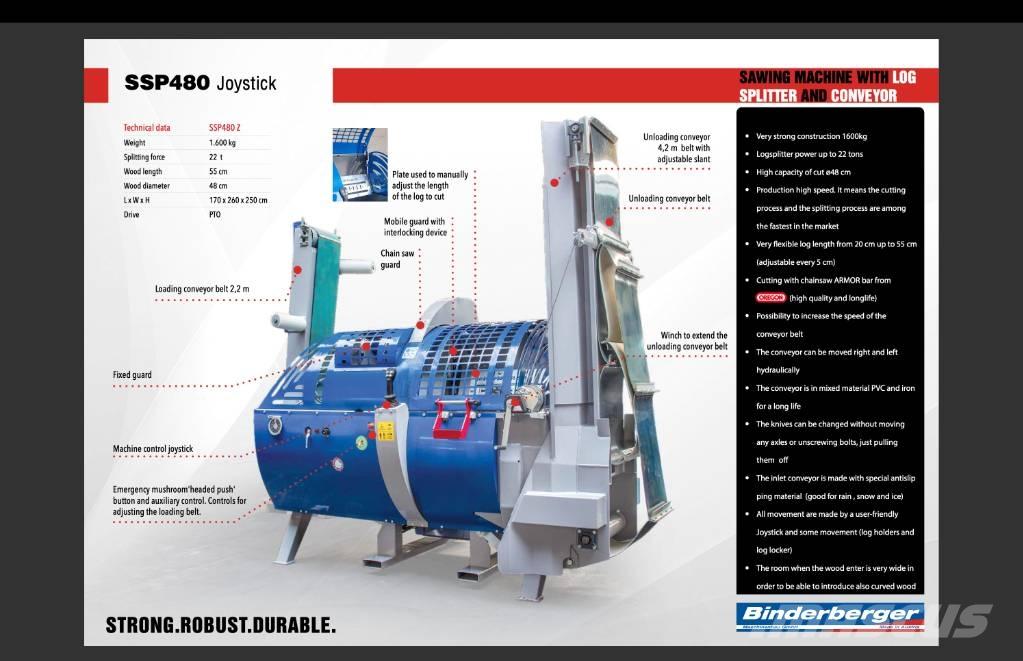 Binderberger SSP 480 Fa hántoló, vágó, aprító