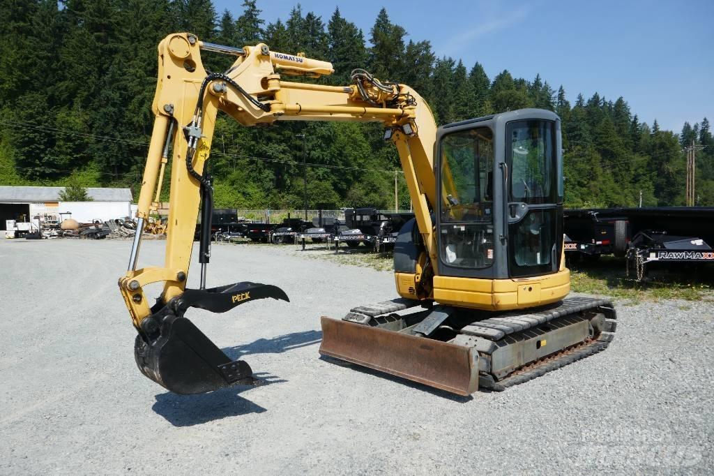 Komatsu PC58UU-5 Mini kotrók < 7t
