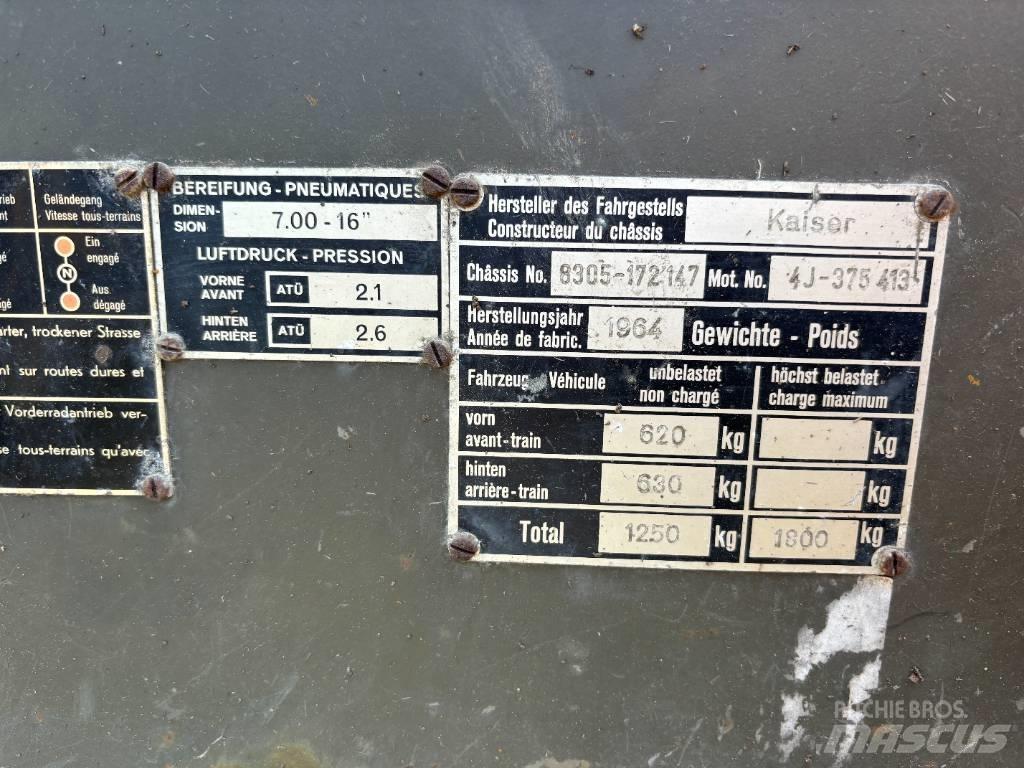 Jeep CJ 5 Kaiser Kistehergépjárművek