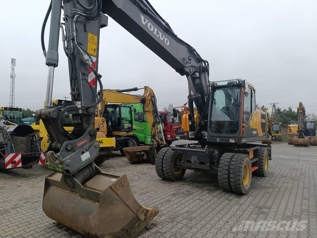 Volvo EW 220 E Gumikerekes kotrók