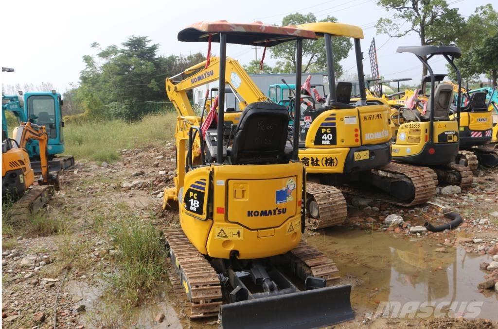Komatsu PC 18 MR Mini kotrók < 7t