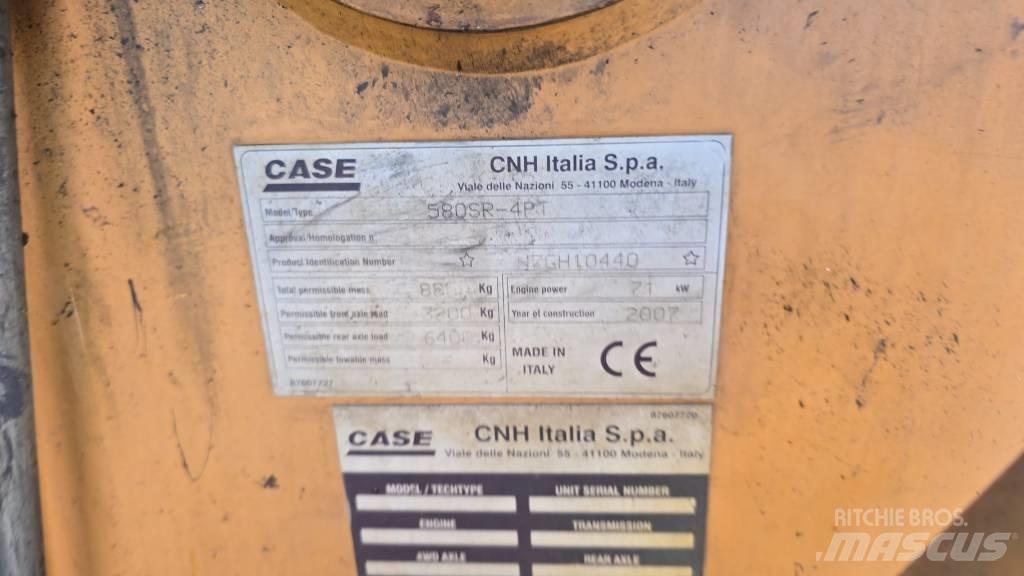 CASE 580 SR Kotrórakodók