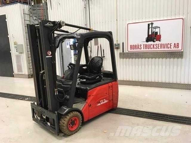 Linde E 16 H - 01 Elektromos targoncák