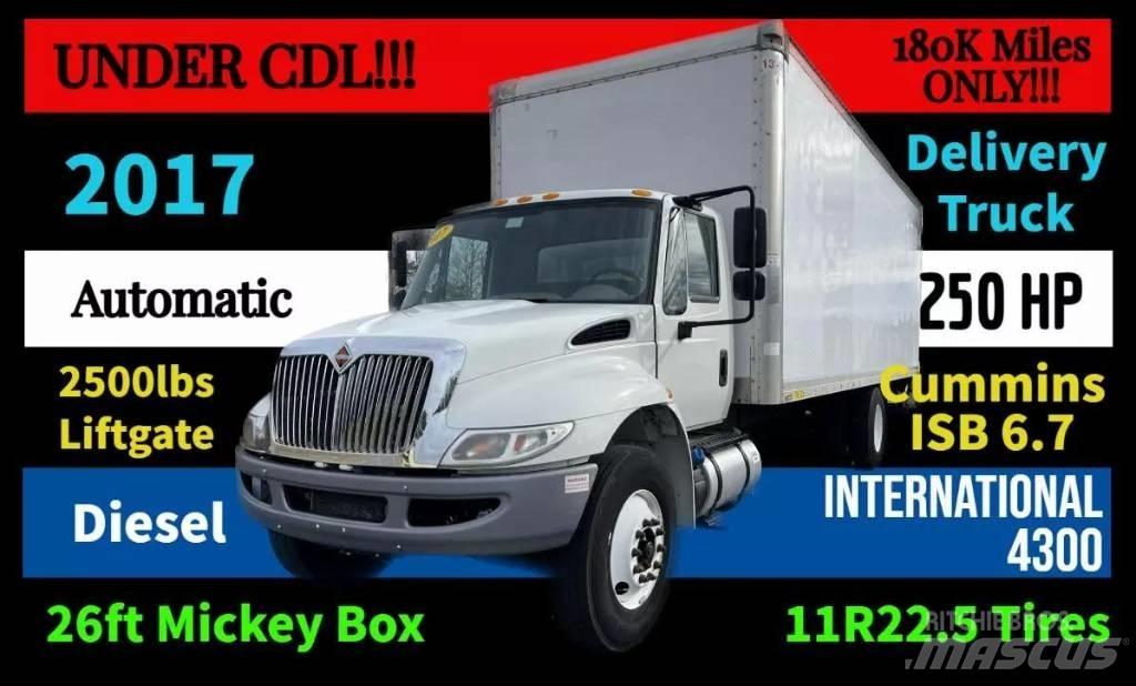 International 4300 Dobozos teherautók