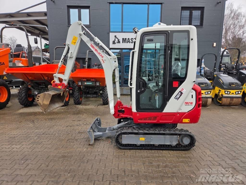 Takeuchi TB 216 Mini kotrók < 7t