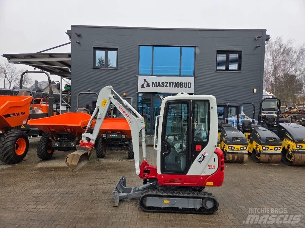 Takeuchi TB 216 Mini kotrók < 7t