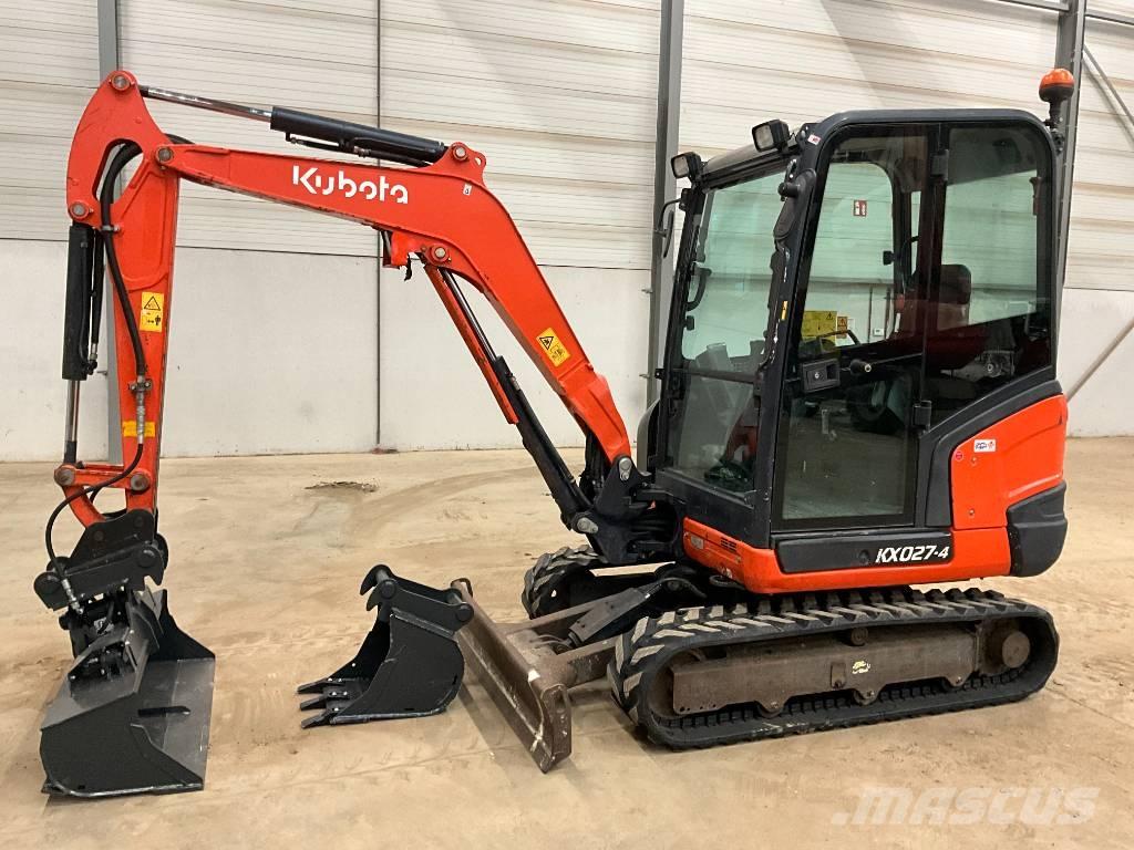 Kubota KX 027-4 Mini kotrók < 7t