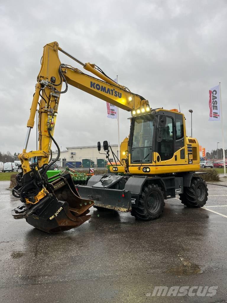 Komatsu PW148-10 Gumikerekes kotrók