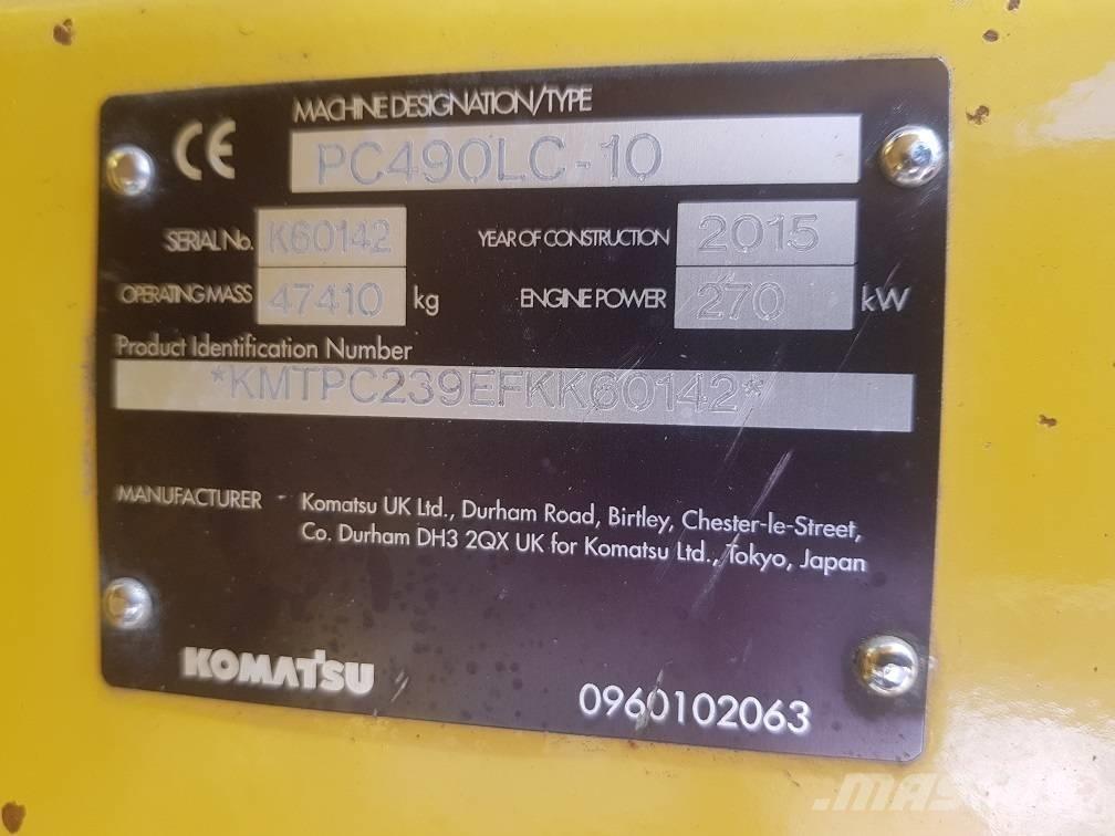 Komatsu PC 490 LC-10 Lánctalpas kotrók
