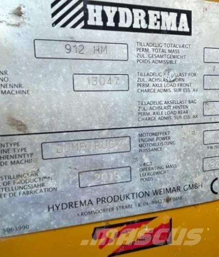 Hydrema 912 HM Csuklósdömperek