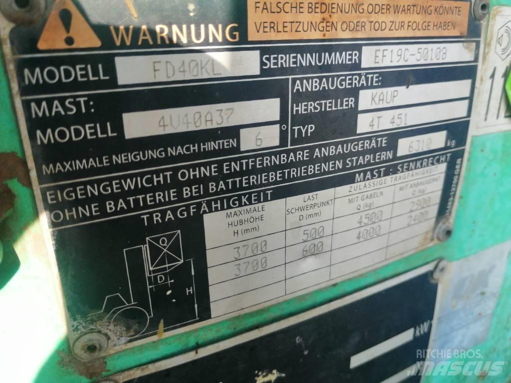 Mitsubishi FD40 Dízel targoncák