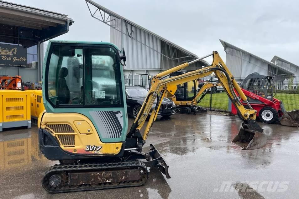 Yanmar SV 17 Mini kotrók < 7t