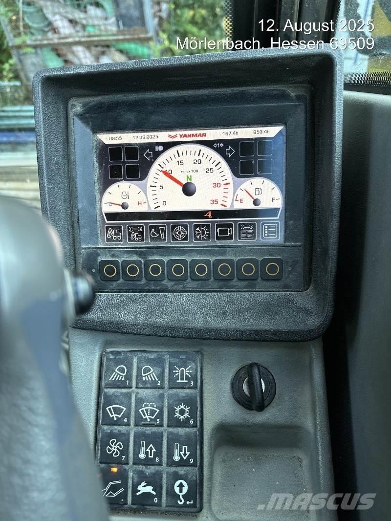 Yanmar B75W Gumikerekes kotrók