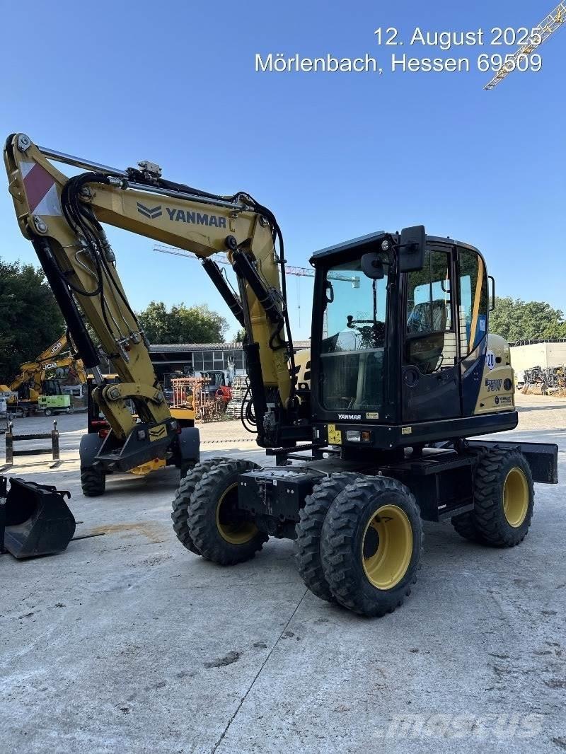 Yanmar B75W Gumikerekes kotrók