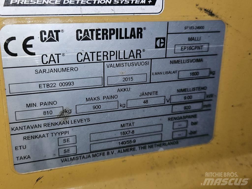 CAT EP16CPNT Elektromos targoncák