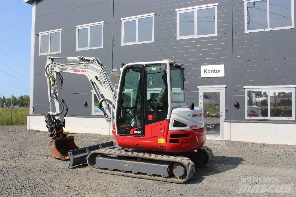 Takeuchi TB 260 Mini kotrók < 7t