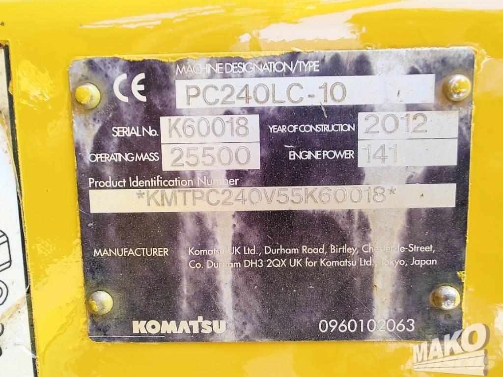 Komatsu PC 240 Lánctalpas kotrók