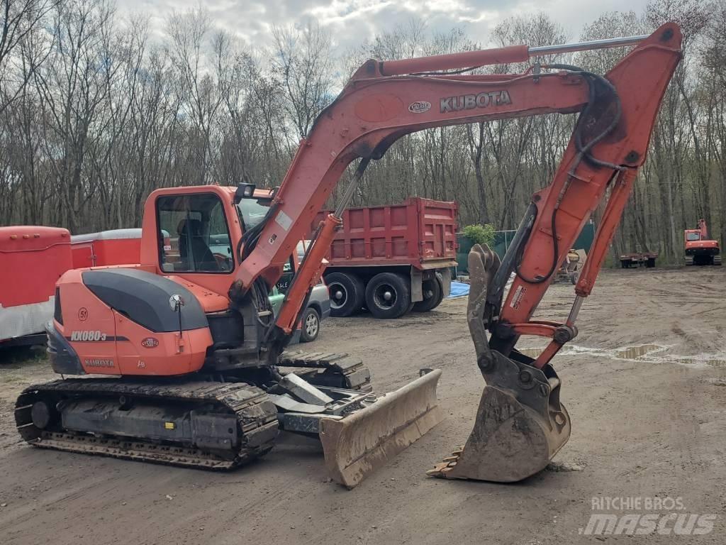 Kubota KX080-3 Lánctalpas kotrók