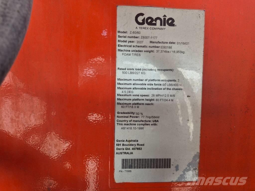 Genie Z 80/60 Karos emelők