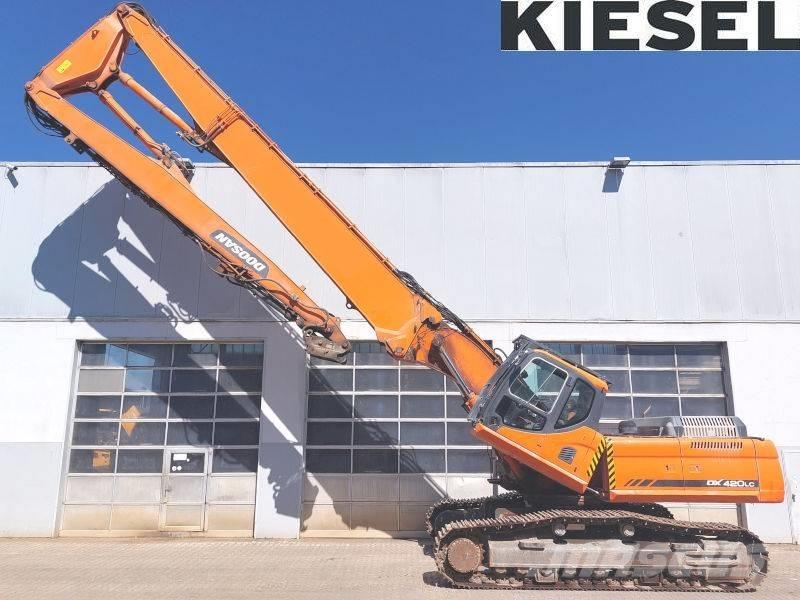 Doosan DX 420 LC Bontásra használt kotrók