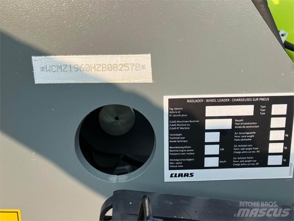 CLAAS Torion 530 Gumikerekes homlokrakodók
