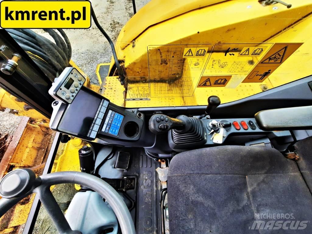 Komatsu PW 118 Gumikerekes kotrók