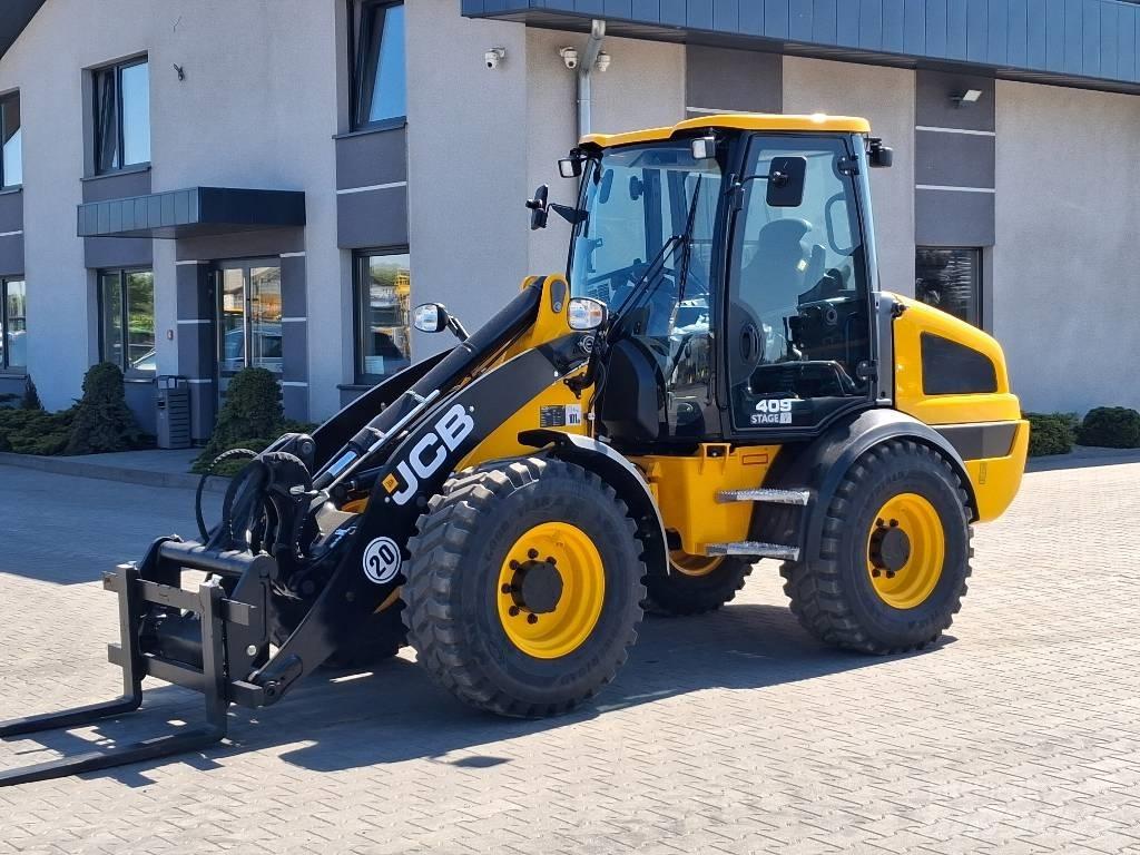 JCB 409 Gumikerekes homlokrakodók