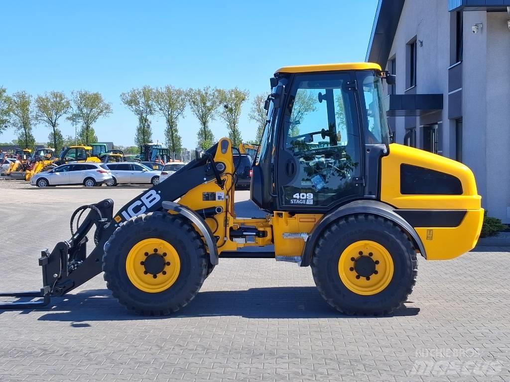 JCB 409 Gumikerekes homlokrakodók