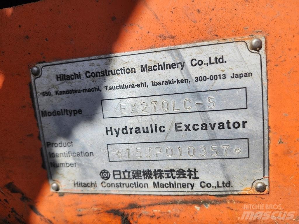 Hitachi EX 270 LC-5 Lánctalpas kotrók