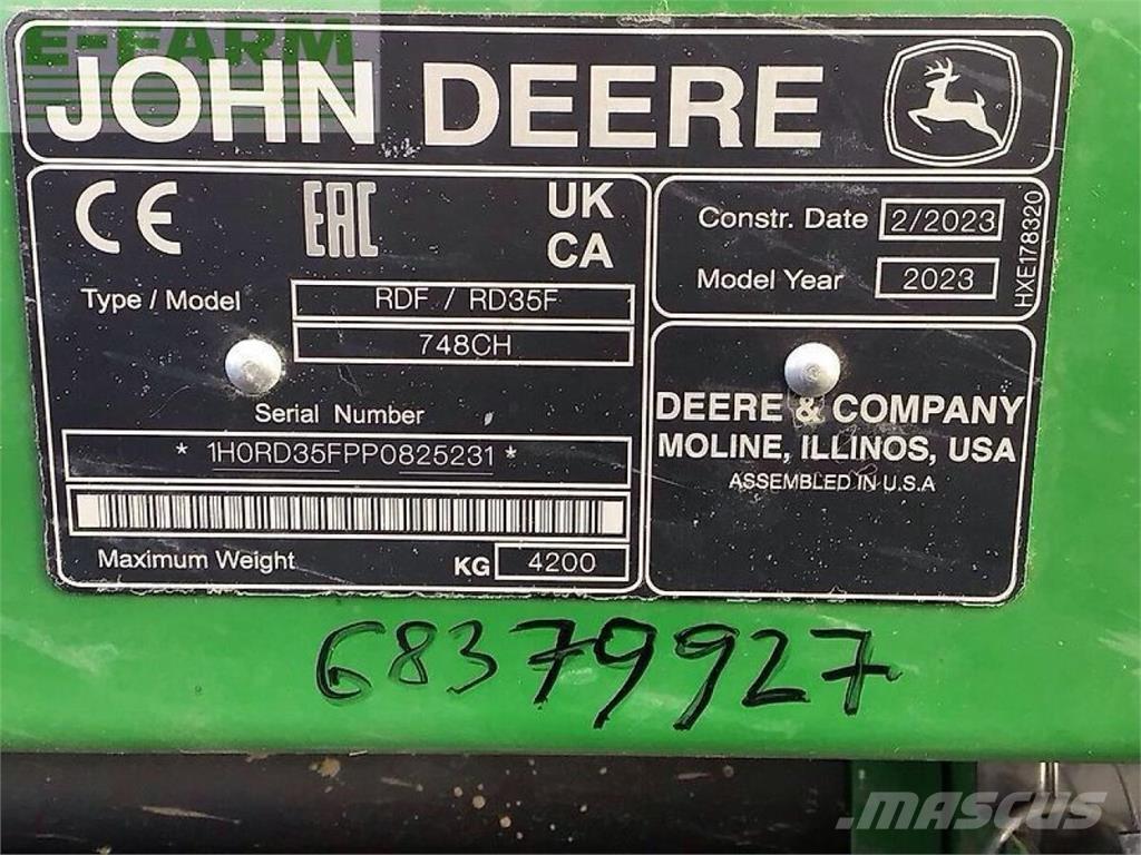 John Deere s 780 Kombájnok