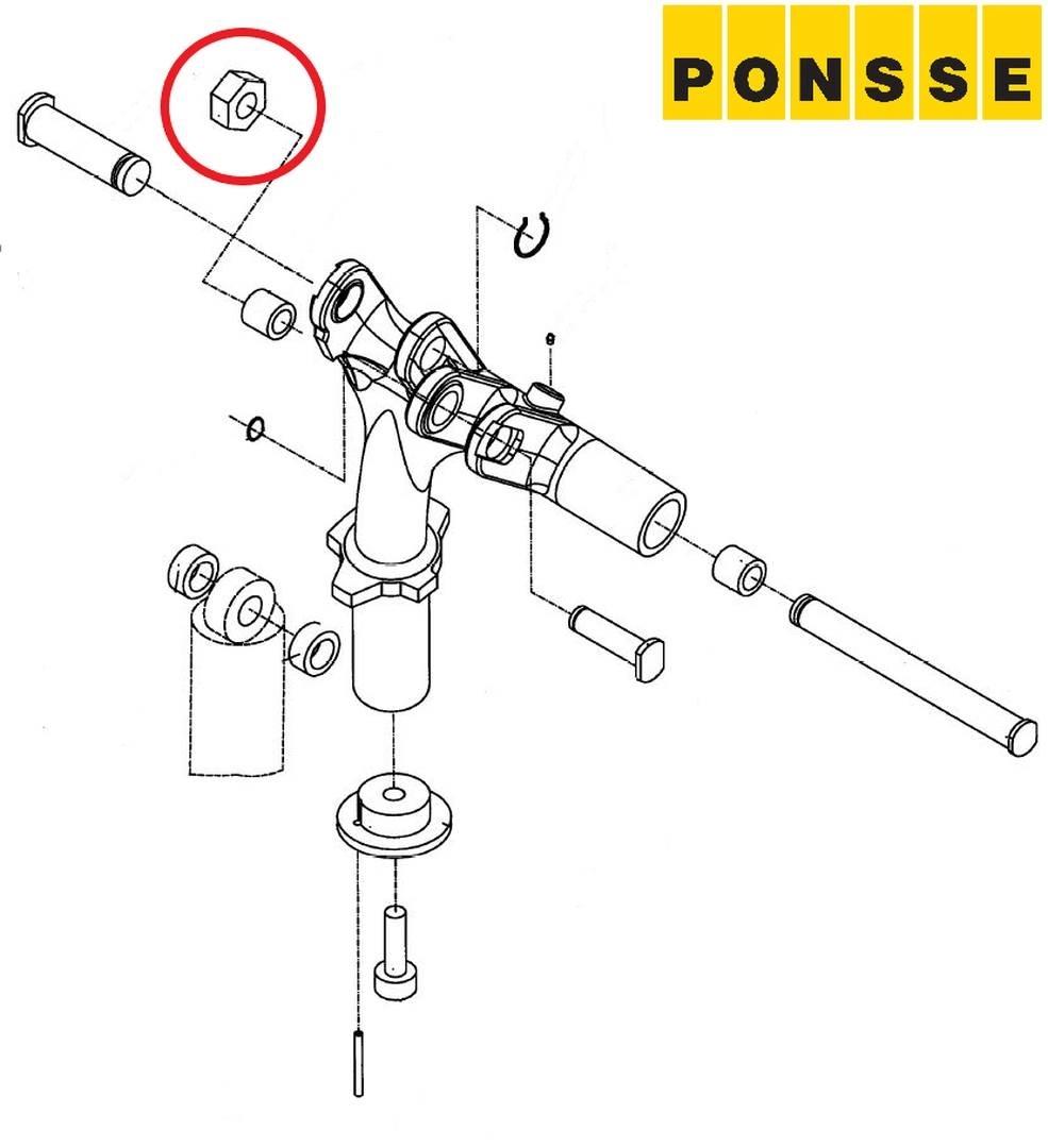 Ponsse 0008888 Alváz és felfüggesztés