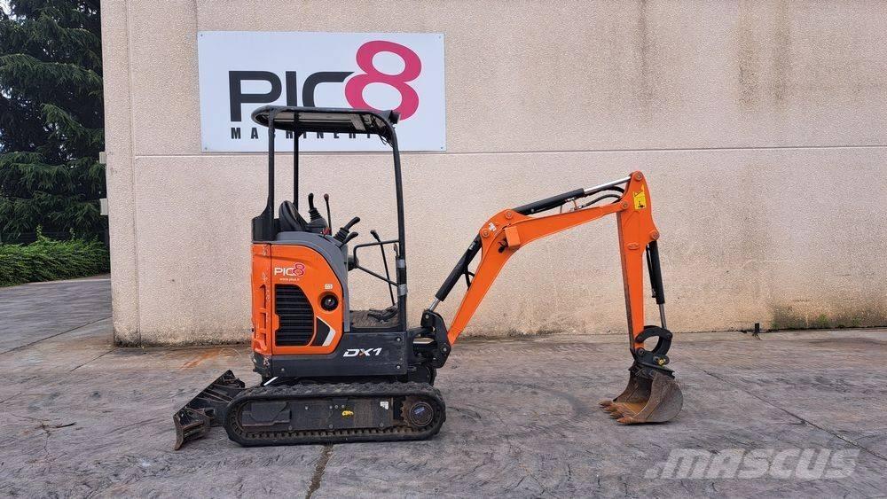 Doosan DX 17 Mini kotrók < 7t