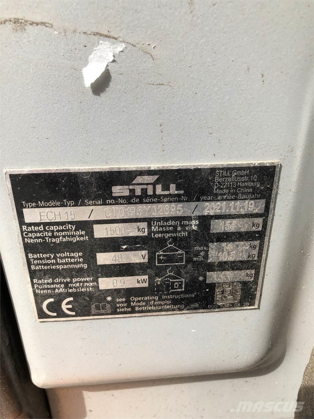 Still ECH 15 Alacsony emelőkocsi