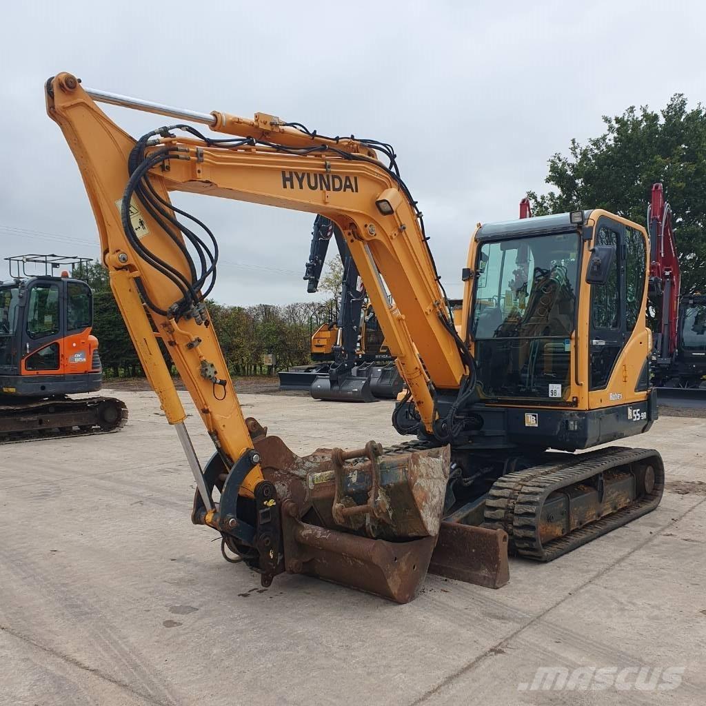 Hyundai R55 Mini kotrók < 7t