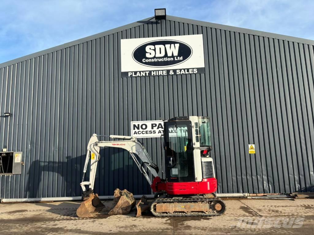 Takeuchi TB 23 R Mini kotrók < 7t