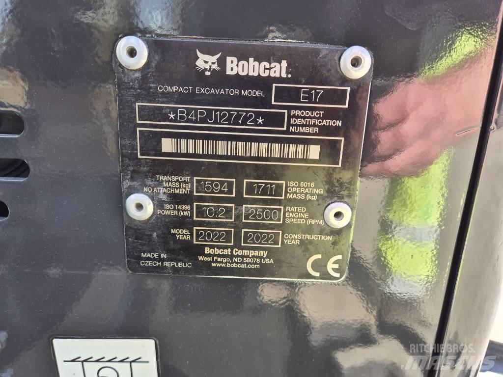 Bobcat E 17 Mini kotrók < 7t