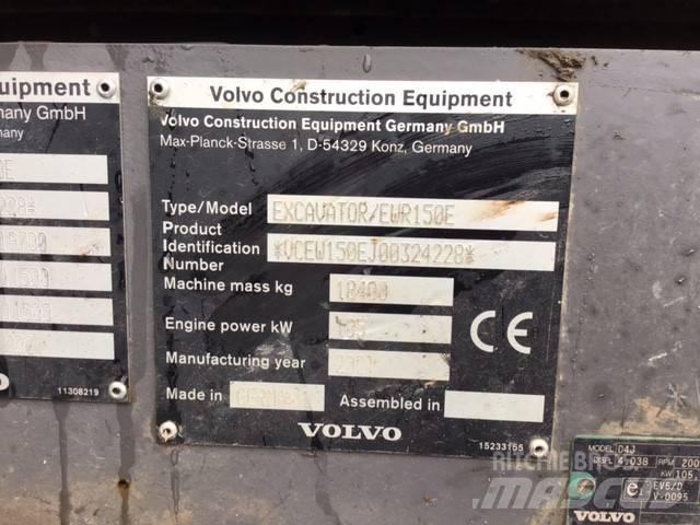 Volvo EWR 150 E Gumikerekes kotrók